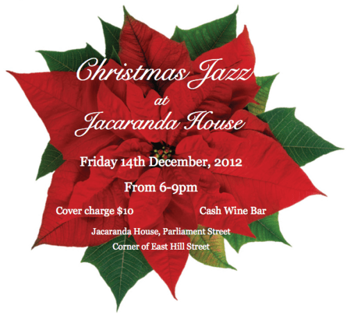 Christmas Jazz at Jacaranda House