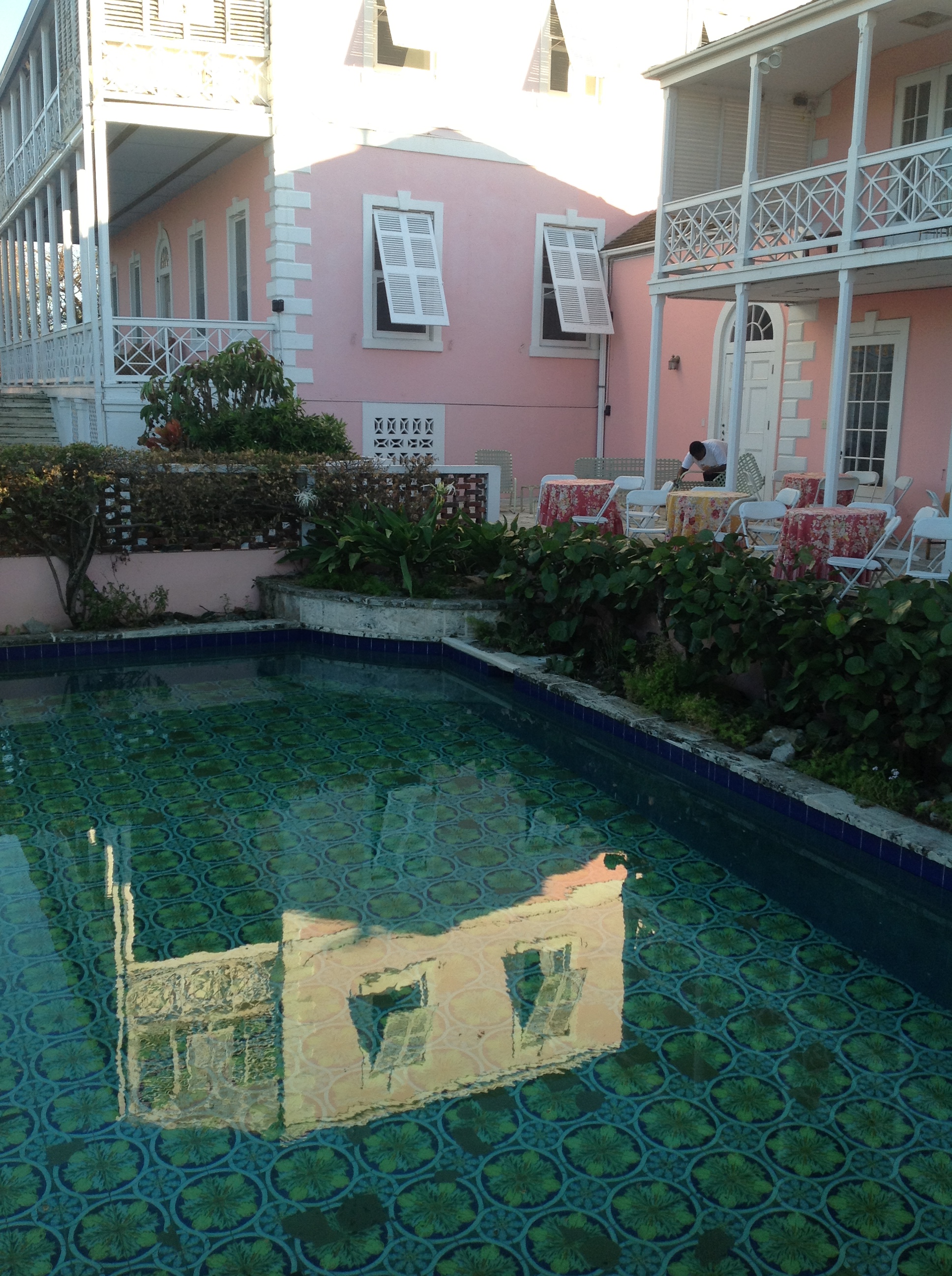 Setting up for Jazz at Jacaranda .JPG